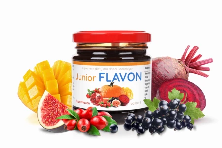Junior Flavon – składniki: owoce i warzywa wykorzystane w produkcie