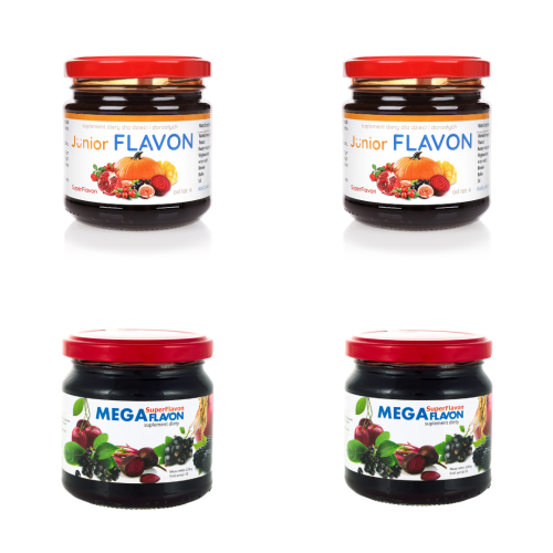 Przejdź do produktu Mix 2x Junior i 2x Mega Flavon