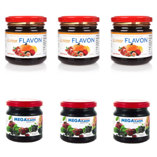 Przejdź do produktu Mix 3x Junior i 3x Mega Flavon
